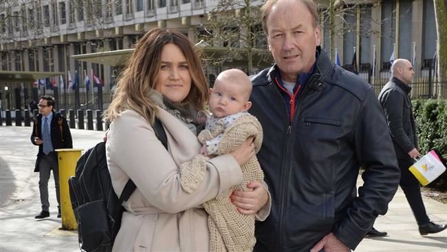 Faye Kenyon-Cairns with her baby, Harvey