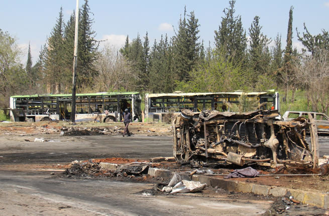 Click to enlarge aleppo bus bombing