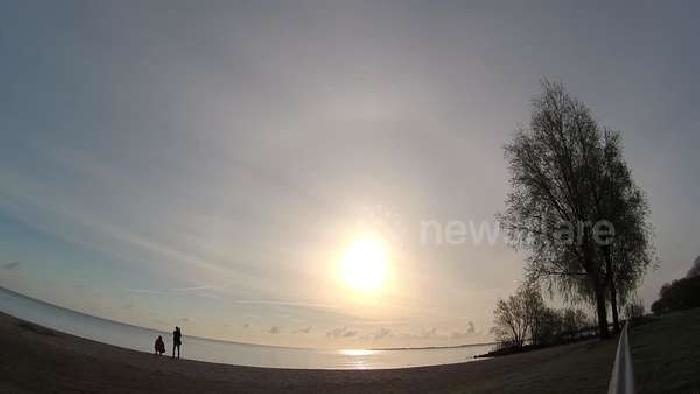 Sun halo in The Netherlands