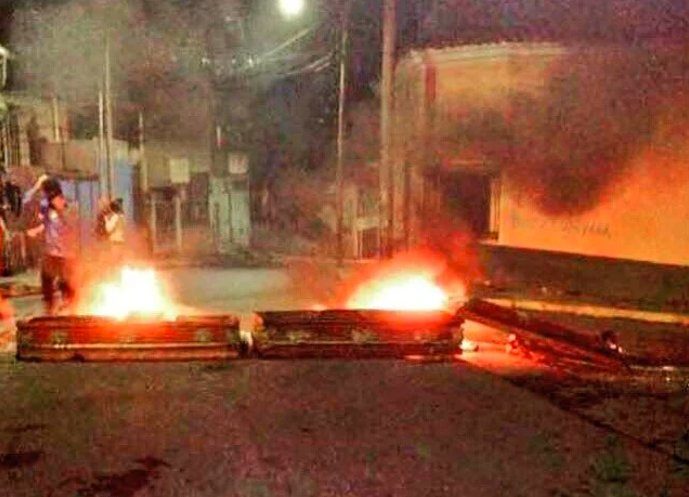 Venezuela opposition protests coffins 