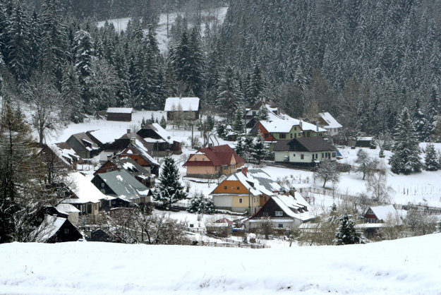 Snow in central Slovakia 