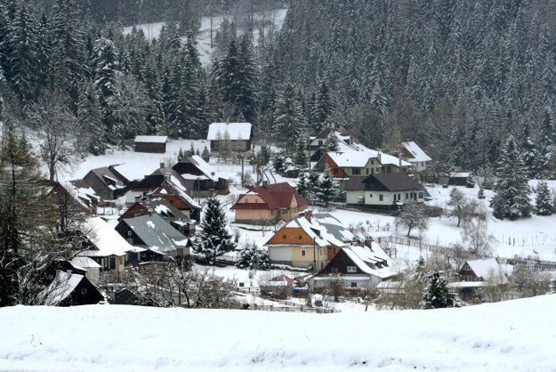 Click to enlarge Snow in central Slovakia