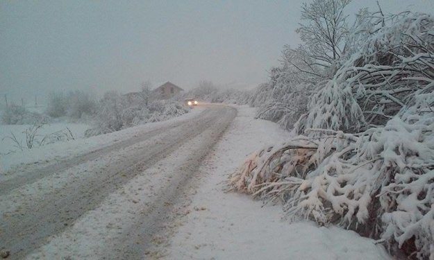 Orava region under snow.