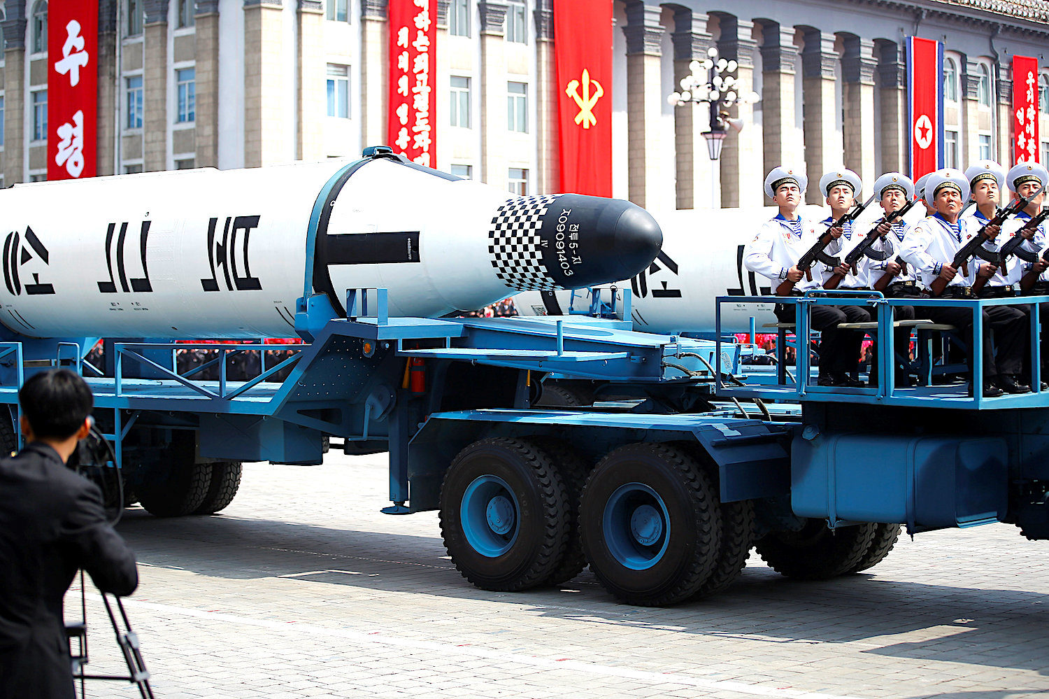 Click to enlarge NK Rockets parade