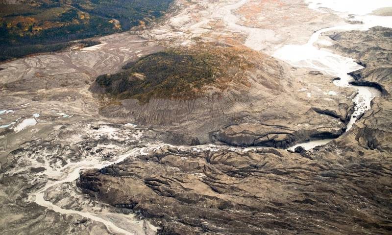 receding glacier yukon
