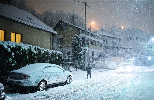 Sarajevo snow
