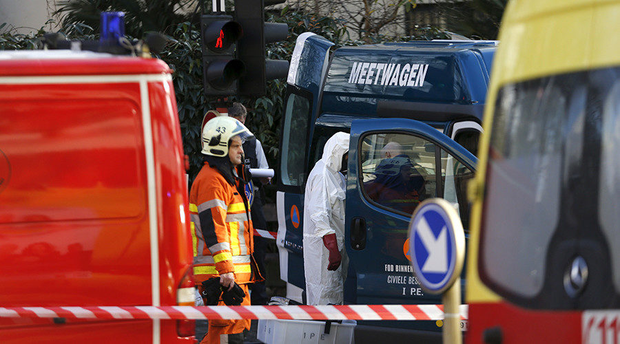 Man sets himself afire in Belgium