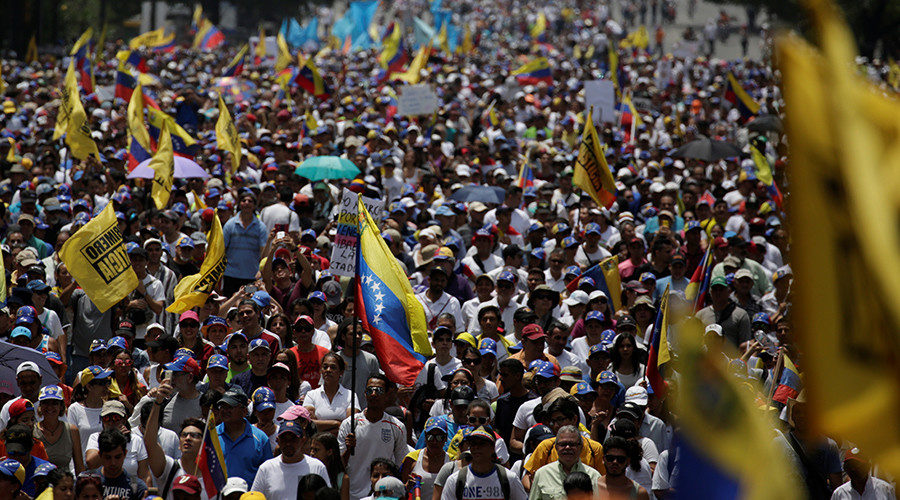 anti-Maduro rally in Caracas