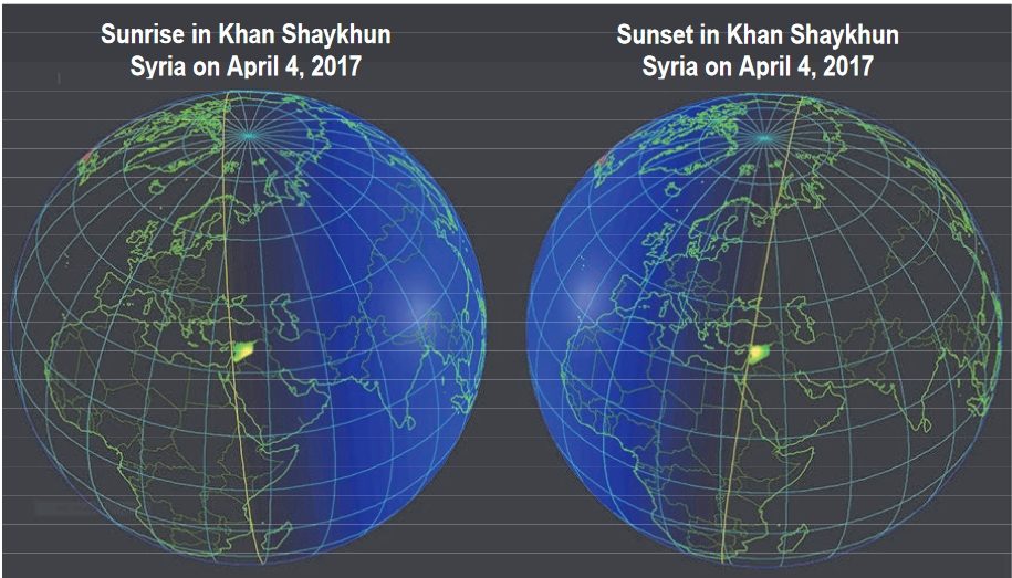 Khan Shaykhun Sun Analysis