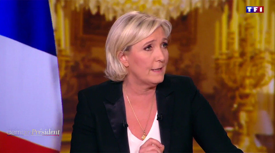 Click to enlarge Marine Le Pen