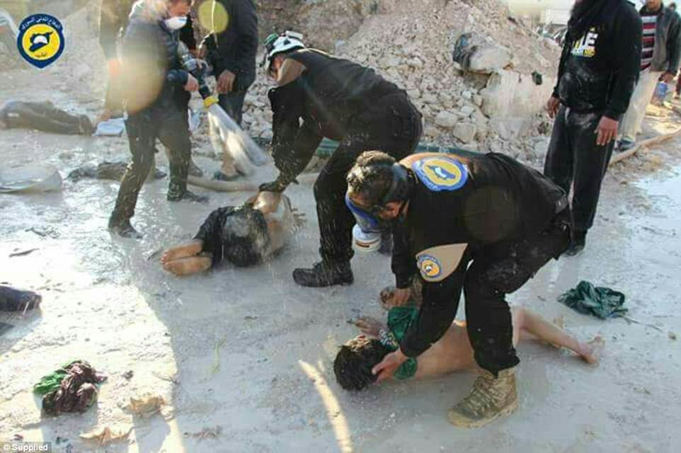Chemical attack idlib
