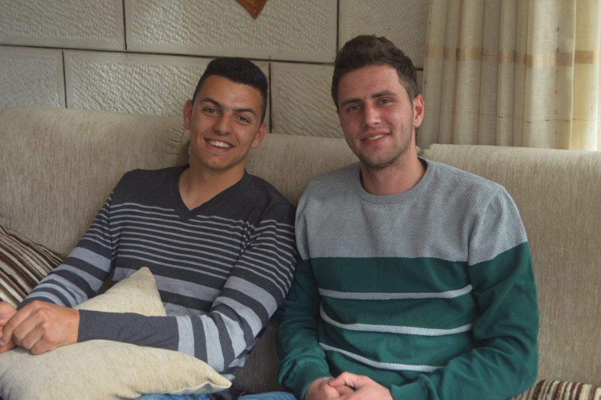 Click to enlarge Jawahar Halbiyeh and Adam Jamous