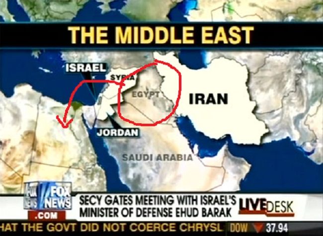 Click to enlarge Map of the Middle East