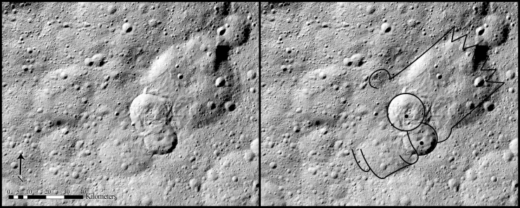 Click to enlarge Type II features are the most common of Ceres’ landslides