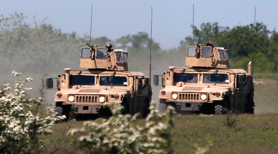 US Humvees