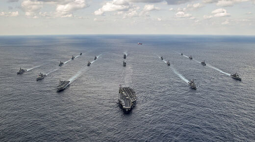 U.S. Navy and Japan Maritime Self-Defense Force ships