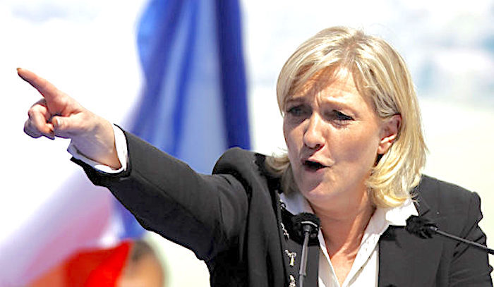 Click to enlarge Marine Le Pen