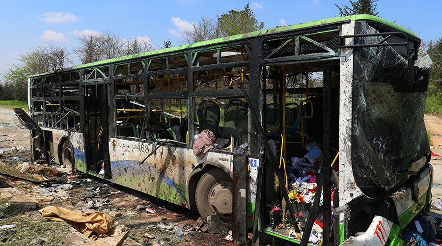 aleppo bus bombing