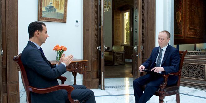 assad interview khan sheikhoun investigation