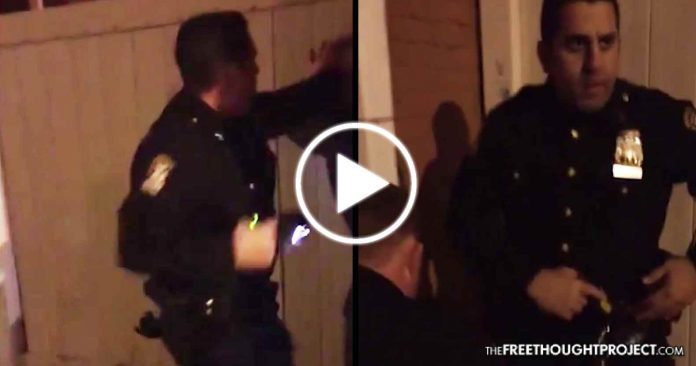 cops smash man's head
