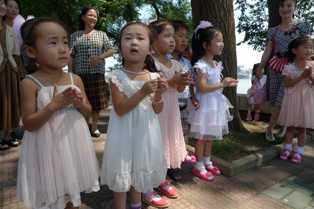 Children in Pyongyang