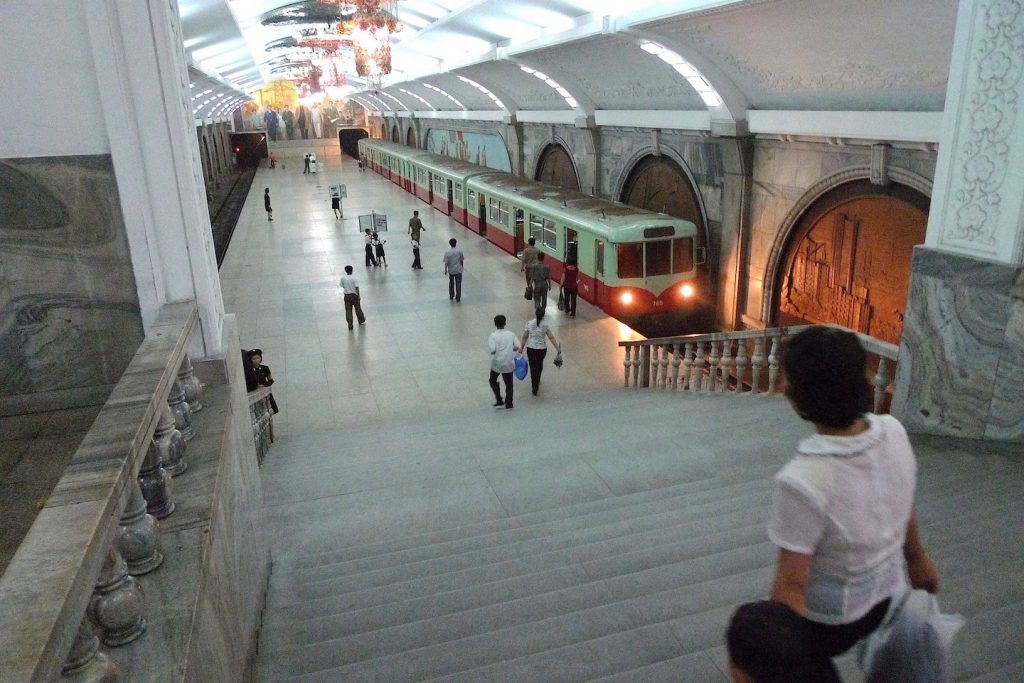 Subway in Pyongyang