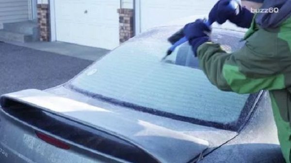 Click to enlarge scraping car window