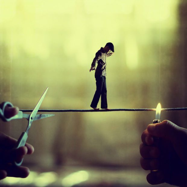 walking the tight rope