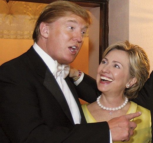 Click to enlarge trump and clinton