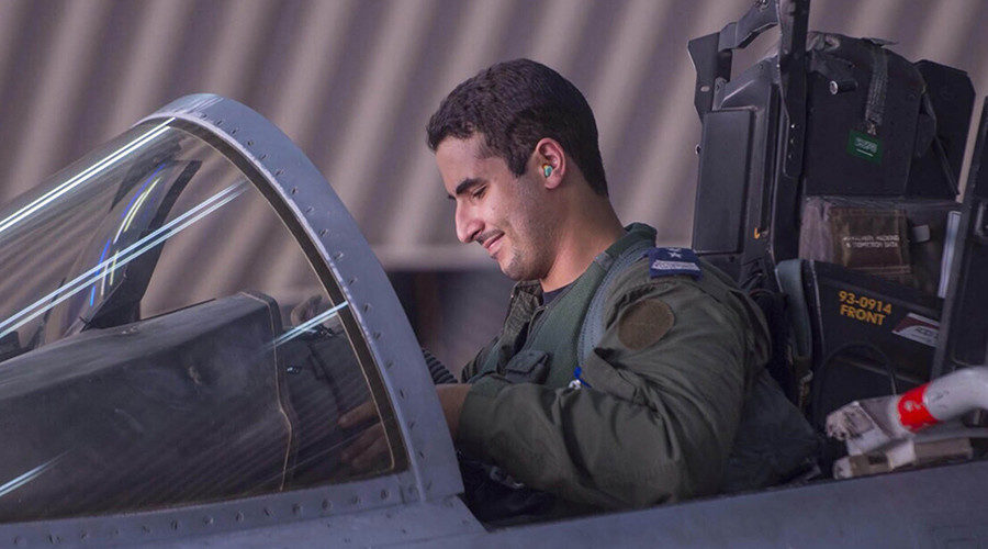 Saudi Arabian air force pilot, Prince Khaled bin Salman