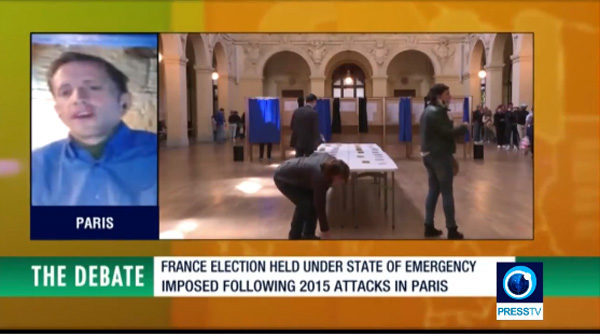Joe Quinn Press TV Debate French elections