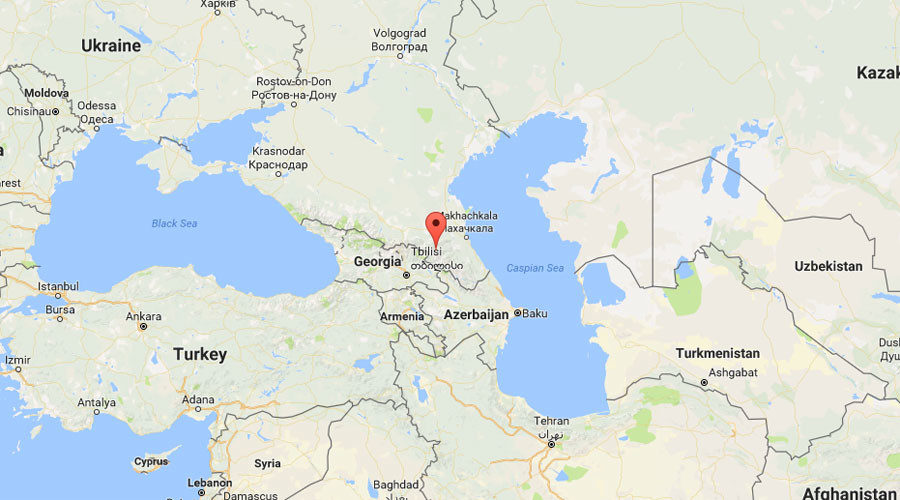 Map of Dagestan