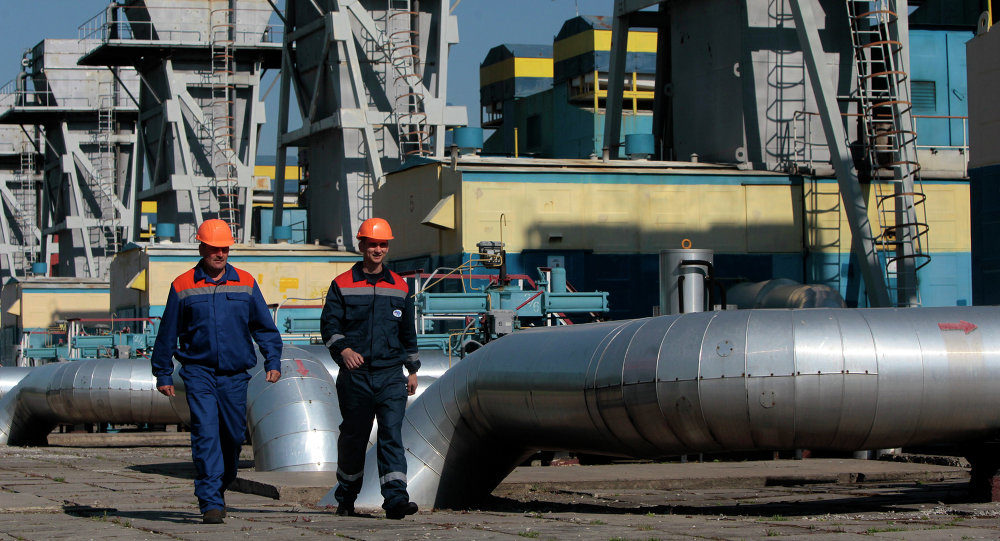Western Ukraine pipeline station