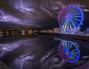 Storm over Ravenna, Italy