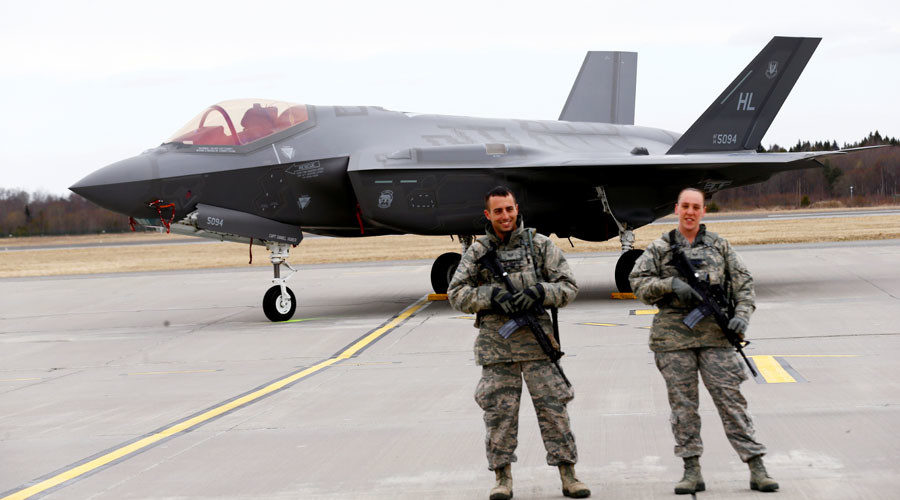 Click to enlarge US F-35 fighter jet