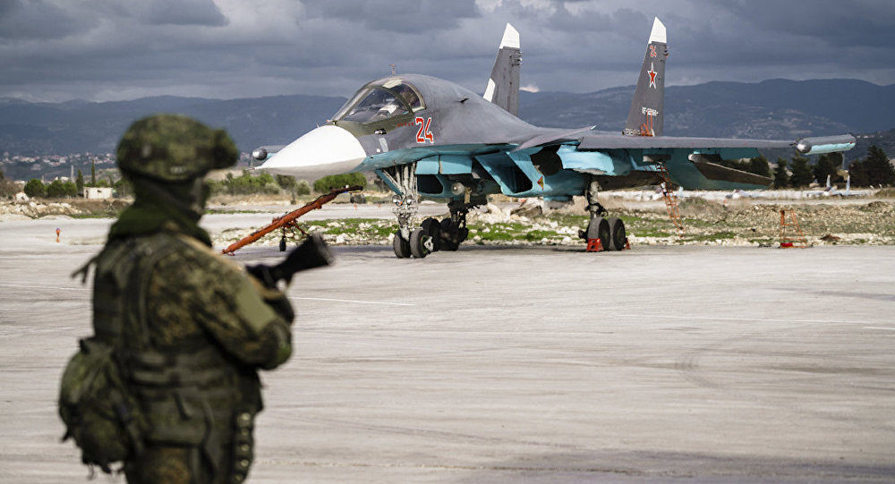 Russian SU-34 fighter jet