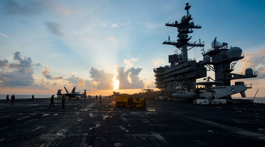 US aircraft carrier