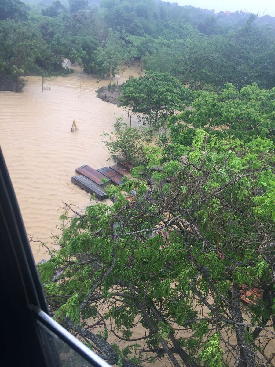 Floods in Manoguayabo, Santo Domingo, April 2017. 