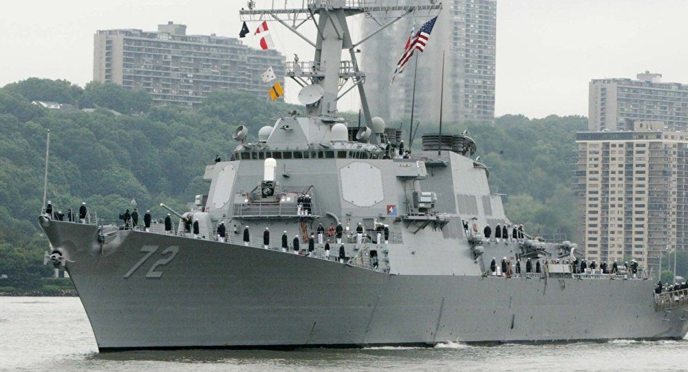 US Navy destroyer USS Mahan