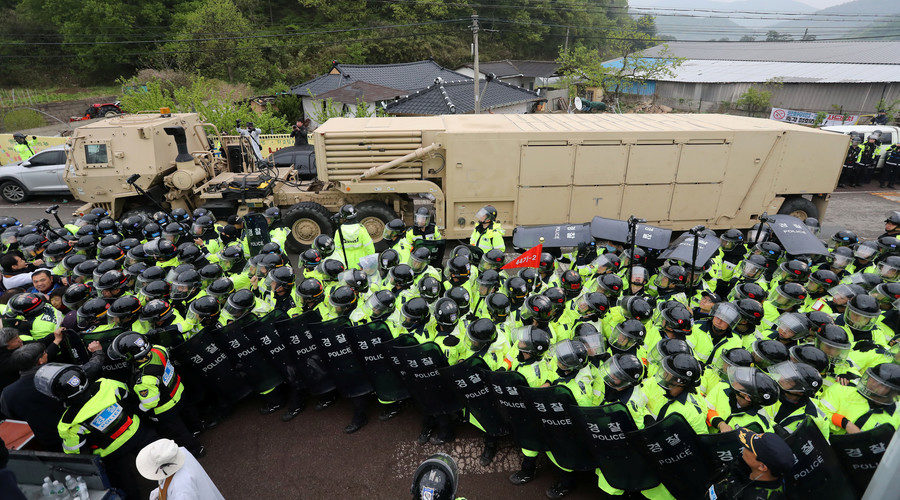 thaad military vehicle