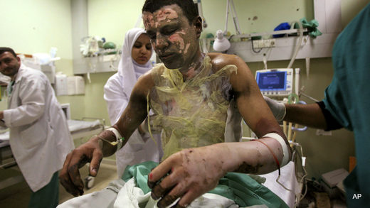 Click to enlarge chemical weapons Israel