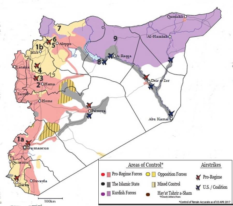 syria map
