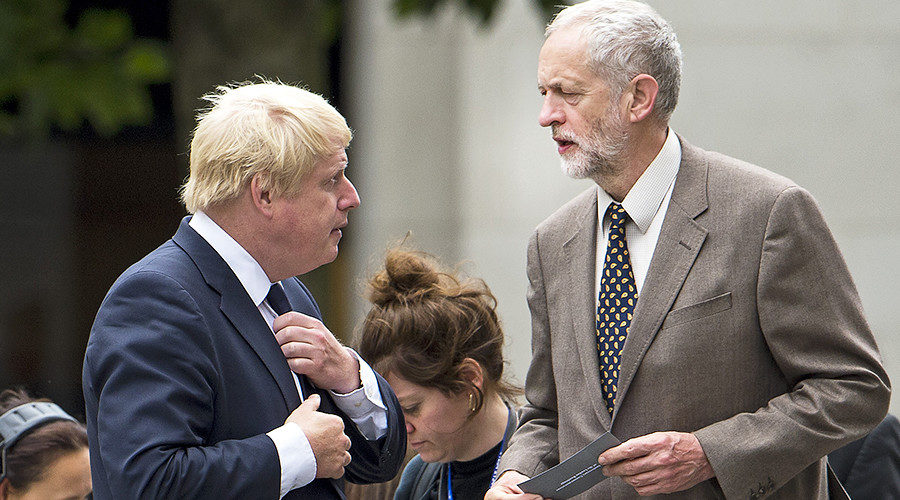 Boris Johnson Corbyn mutton headed mugwump