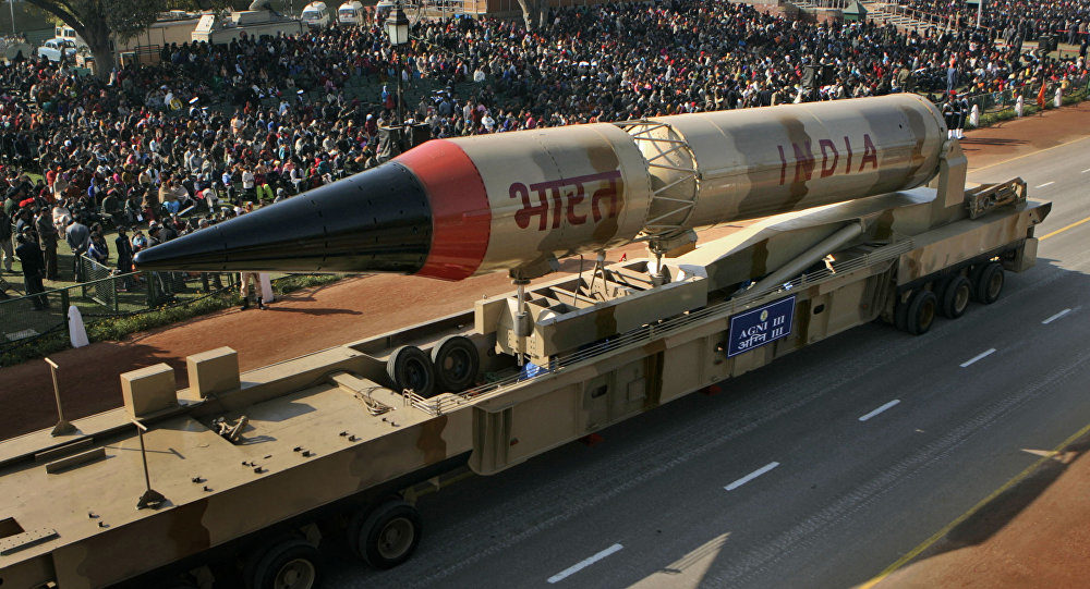 India intermediate-range ballistic missile Agni-III