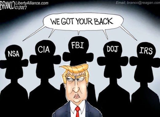 Afbeeldingsresultaat voor Assad says Trump is hijacked by the deep state cartoon