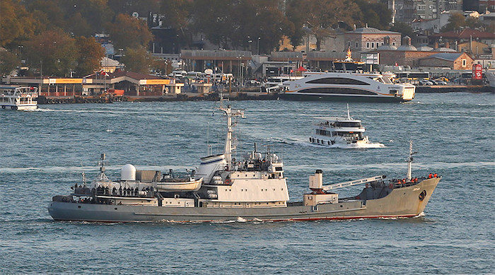 Ship in bosphorus