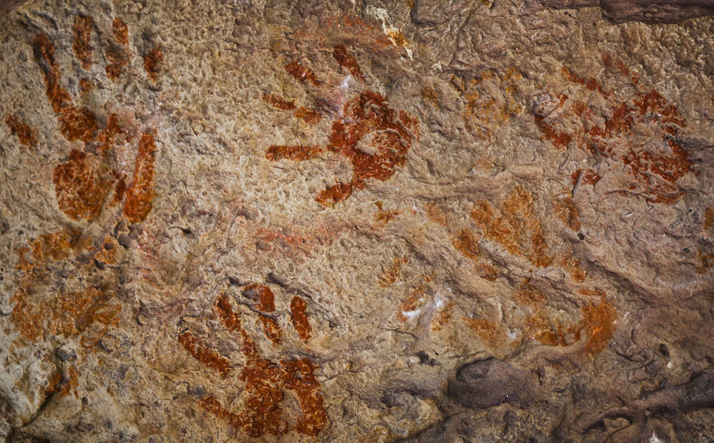 Click to enlarge Aboriginal art in Queensland