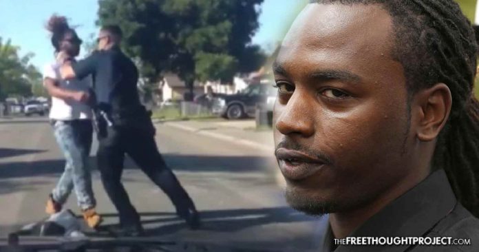 Click to enlarge Nandi Cain Jr police violence attack arrest cops
