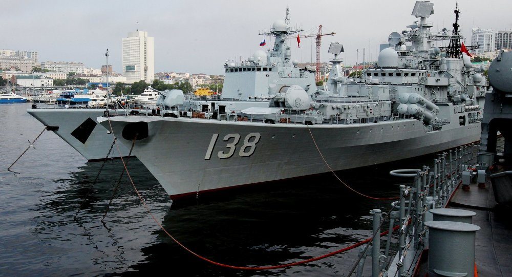 Chinese warships