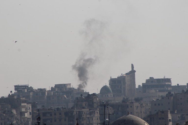 Click to enlarge Aleppo destruction